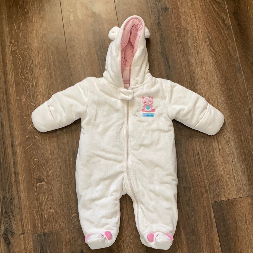 Baby girl snow suit
